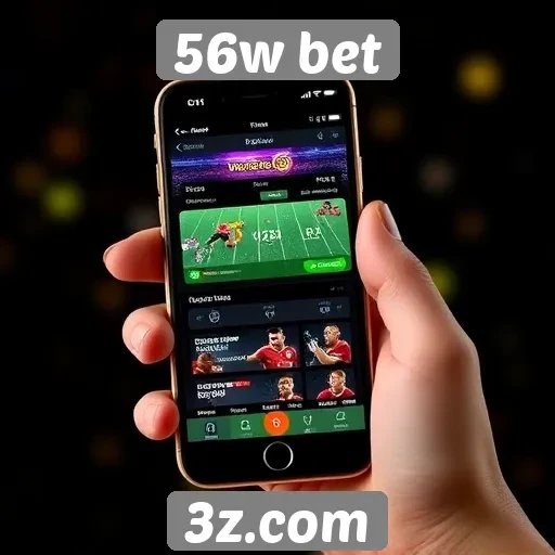 Experiência mobile do 56w bet em dispositivos