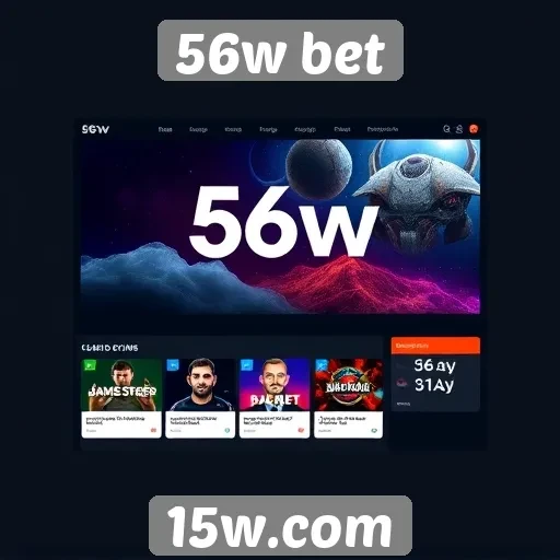 Interface do usuário do site 56w bet é amigável